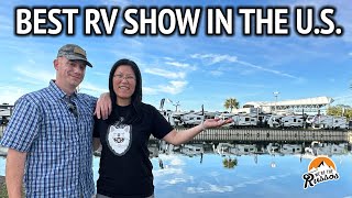 What Its Like to Attend the Best RV Show in America  Tampa RV Show VLOG [upl. by Dnarb]