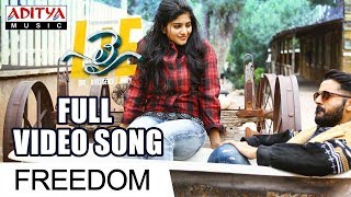 Freedom Full Video Song  Lie Video Songs  Nithiin  Megha Akash  Mani Sharma [upl. by Reld]