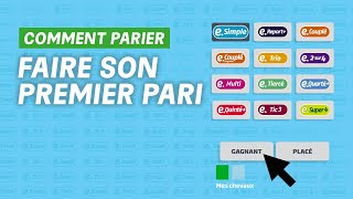 Comment faire son 1er pari   Comment parier avec PMU [upl. by Atnek]