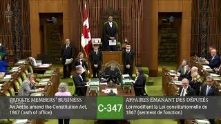 Canadian MPs sing God Save the King in the House of Commons [upl. by Loar]