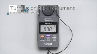 How to Use the Hioki Lux Meter FT3424 [upl. by Hitchcock]