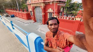 new temple travel Kolkata big temple but public not open close temple no entry temple near kg kar [upl. by Ennairac754]