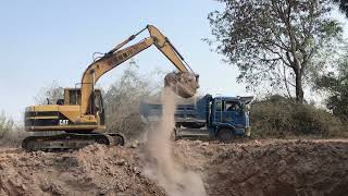 New project Hitachi Zaxis 320B Excavator is working in the mining area [upl. by Junette904]