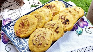 Arepas Rellenas  Receta perfecta  También Conocidas Como Pupusas Receta IDEAL [upl. by Ttiwed]