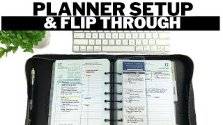 2021 Franklin Planner Setup and Flip Through [upl. by Ros]