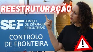 REESTRUTURAÇÃO DO SEF ACONTECERÁ ATÉ MARÇO DE 2023  Será este o fim do SEF Ou apenas uma mudança [upl. by Toms649]