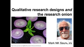 Qualitative Research Designs and the Research Onion [upl. by Enyamrahs]