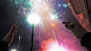 Capodanno 2018 Napoli  Fuorigrotta [upl. by Ainig706]