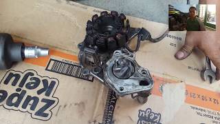 Cara Mengganti Seal Water Pump Motor Vario lama [upl. by Naujik570]