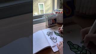 color with me feat wild west coloring book  ASMR  no talking  no music [upl. by Releyks979]