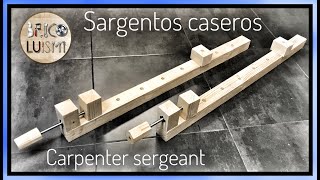 ✔Como fabricar LOS MEJORES sargentos o prensas para madera How to make wooden bar clampsCARPENTER [upl. by Warden608]