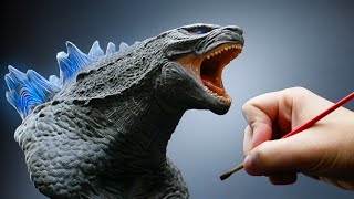 Godzilla Sculpture Timelapse  Godzilla vs Kong [upl. by Ahseila952]