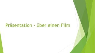 Präsentation über einen Film  mündliche Prüfung B2 telc [upl. by Marcus941]