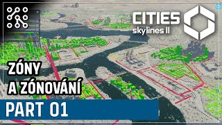 První pohled  zóny a na co si dát pozor 🏬  Cities Skylines II  CZ  Česky [upl. by Lanrev]