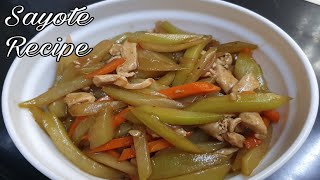 Lets Cook Simple Easy Sayote RecipePanlasang Bisaya Channel🇵🇭 [upl. by Rushing881]