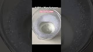 Demonstration of the effect of defoamer shorts [upl. by Bowler]