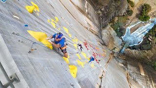 Worlds Best Climbers Race Up GIANT Dam [upl. by Cattier]