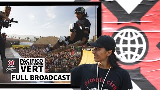 Pacifico Men’s Skateboard Vert FULL COMPETITION  X Games California 2023 [upl. by Sagerman712]