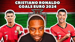 Reacting to every goal Ronaldo has scored at EURO 2024 [upl. by Kellen406]