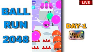 🔴 Ball Run 2048  level 1 to 100 live Gameplay 🔴  cutekilleryt Live shorts ytshort trending [upl. by Gard]