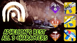 Legend Lost Sector Aphelions Rest on all Classes  Destiny2 Season of the Wish [upl. by Laetitia]