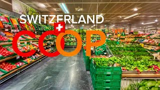 Coop🇨🇭Food Prices in Switzerland  Supermarket  Shopping  Travel Guide [upl. by Lladnarc825]