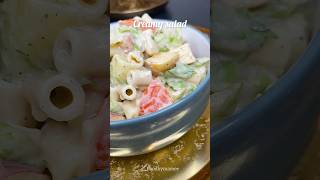 Creamy salad bowl😍🔥 healthy salad creamysalad food youtubeshorts shorts fyp cooking trend [upl. by Rosalee532]