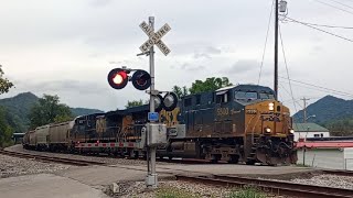 M652 Reroute with Spirit Of Cincinnati Leading Heading Eastbound [upl. by Adidnac]