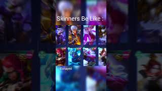 Skinners Be Like 🗿 mlcreatorcamp mobilelegends mlbb mobilelegendsbangbang mobilelegendsbangbang [upl. by Aylatan]