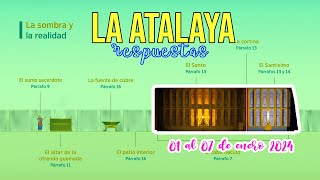 COMENTARIOS PARA EL ESTUDIO DE LA ATALAYA  SEMANA DEL 01 AL 07 DE ENERO 2024 🛕 [upl. by Ivad]