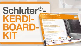 Comment installer l’ensemble Schluter®KERDIBOARDKIT [upl. by Dodson]