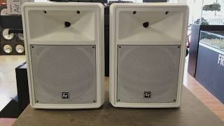 Demoing our ElectroVoice SX80 175W 8 Ohms 2Way Speakers [upl. by Panchito]