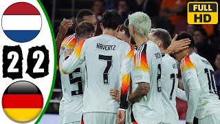 Germany vs Netherlands 22  All Goals amp Highlights 2024 HD [upl. by Caleb]