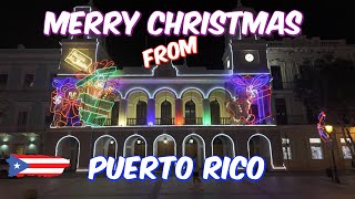 Captivating Christmas Lights in Old San Juan Puerto Rico A Spectacle to Behold in 4K HDR [upl. by Introc]