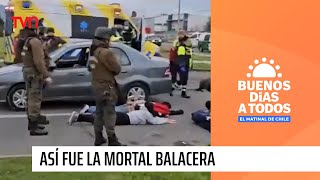 Impactantes registros Así fue la mortal balacera en San Bernardo  Buenos días a todos [upl. by Akcirahs]