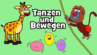 ♪ ♪ Kinderlied Tanzen und Bewegen  Kinder Tanz amp Bewegungslieder  Hurra Kinderlieder Kinderdisco [upl. by Nona710]