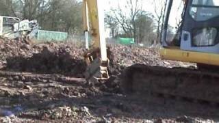 CPCS  Training  360 Digger Digging Trench amp Filling Dumper Truck [upl. by Keppel]