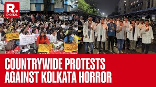 Kolkata Doctor Murder Protests Around The Country Delhi Doctors Suspend Selective Services [upl. by Namzed176]