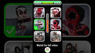 Can You Guess The MONSTER By The Emoji  Toilet Monster Choo Choo Charles  Coffin Dance Meme [upl. by Shing]