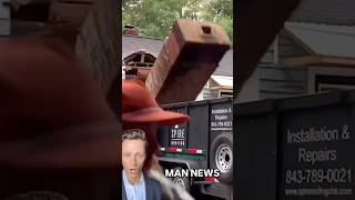 Chimney Demolition Oversight  Man News via drivesubstanceig fails trailer chimney demolition [upl. by Evan810]