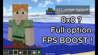 8x8 Pack BEDWARS FULL OPTION FPS BOOST [upl. by Boiney]