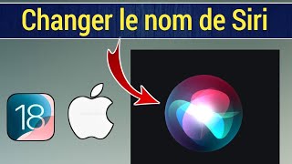 Comment changer le nom de Siri en nimporte quoi sur iPhone  iOS 18 [upl. by Aerdnak403]