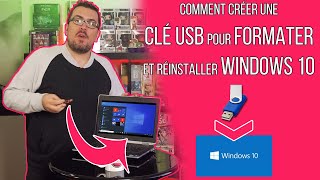 TUTO  Créer une clé USB bootable formater et réinstaller Windows 10 [upl. by Luckett]