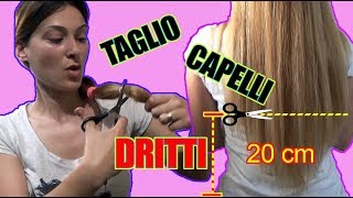 Tagliare i capelli da soli in 3 MOSSE  Taglio di capelli dritto 𝐏𝐄𝐑𝐅𝐄𝐓𝐓𝐎 [upl. by Marley]