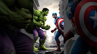 Captain America once defeated Hulk [upl. by Ramma]