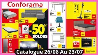 Conforama Nouveau Catalogue Solde Juillet 2024 [upl. by Otreblif634]