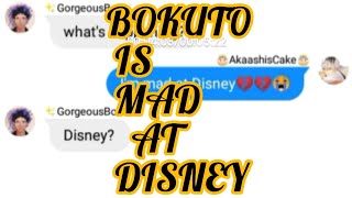 BOKUTO IS MAD AT DISNEY haikyuu text ✨¦road to 1k¦✨ [upl. by Okihcas]