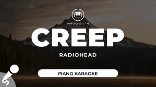 Creep  Radiohead Piano Karaoke [upl. by Reld]