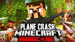 100 Players Simulate PLANE CRASH in Minecraft [upl. by Olympie]