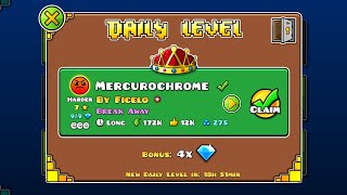 Geometry Dash 22  Mercurochrome by Ficelo Harder 7 ⭐ User Coins 33 [upl. by Ravo]